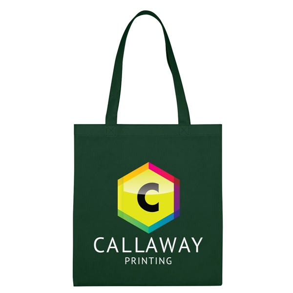 Non-Woven Economy Tote Bag.  Made of 80 Gram Non-Woven, Coated... from ASI 61125 Hit Promotional Products / Hit®