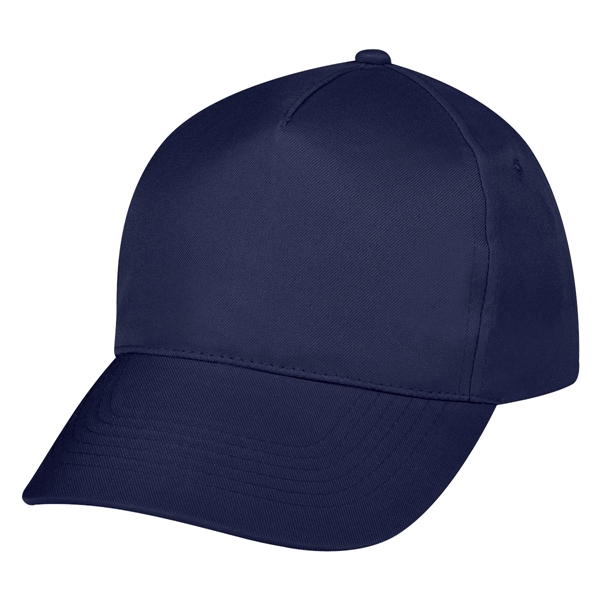 5-panel polyester hat with adjustable self-material strap with hook and loop... from ASI 61125 Hit Promotional Products / Hit®