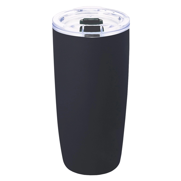 19 oz. matte black tumbler with double wall insulation and acrylic... from ASI 61125 Hit Promotional Products / Hit®