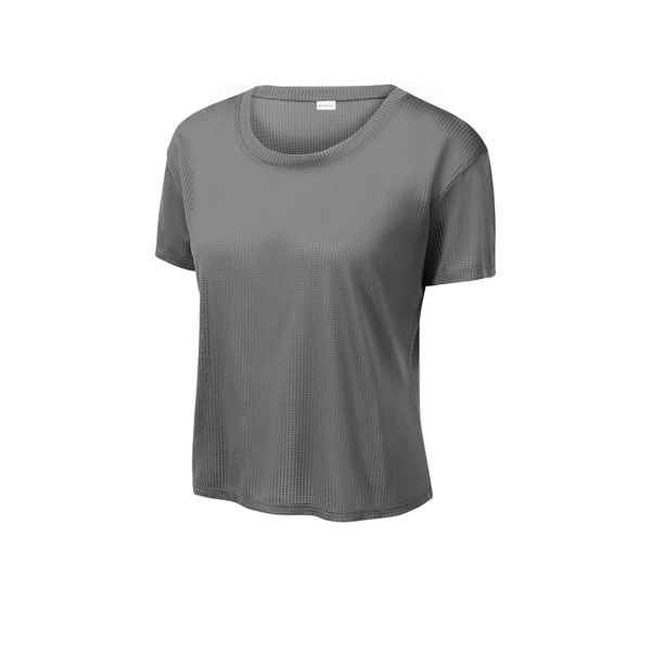 Sport-Tek Ladies PosiCharge Draft Crop Tee.... from ASI 84863 SanMar