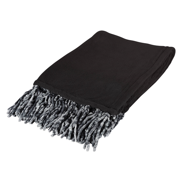 Chateau Chenille fringed blanket for adding a decorative accent or keeping... from ASI 61125 Hit Promotional Products / Hit®