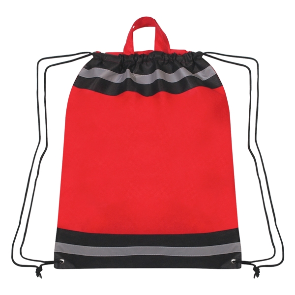 Drawstring reflective sports pack with carrying handles.... from ASI 61125 Hit Promotional Products / Hit®