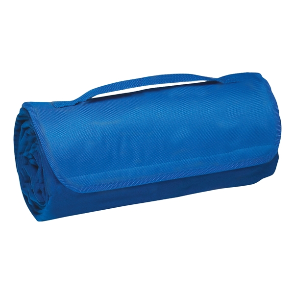 Large 48" x 53" polyester sweatshirt material blanket with fleece underside.... from ASI 61125 Hit Promotional Products / Hit®