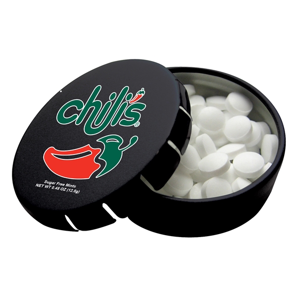 1.813" x 0.625" Tek Klick round metal mint tin; holds 0.5... from ASI 90807 Tekweld