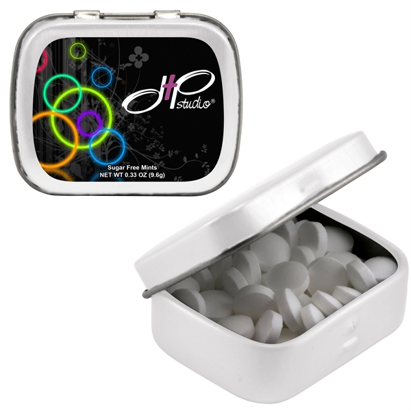 1.69" x 1.38" mini hinged mint tin; holds 0.25 oz. of... from ASI 90807 Tekweld