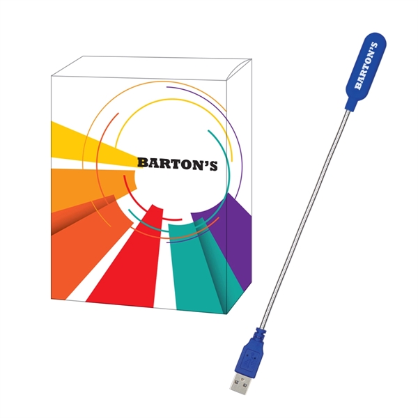 USB flexi-light with custom box for lighting up small spaces.... from ASI 61125 Hit Promotional Products / Hit®