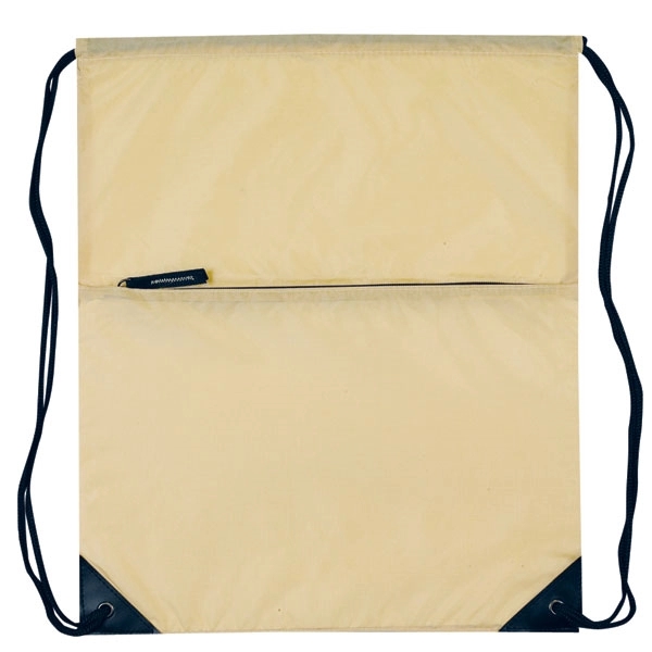 Made of 210 denier nylon, this all-purpose drawstring tote measures 15"... from ASI 46420 Continental Mkting Svc Inc / CMBags