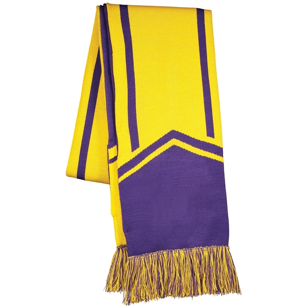 Homecoming Scarf with acrylic knit... from ASI 37461 Augusta Sportswear / Holloway Sportswear