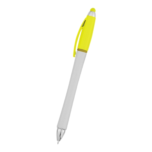 Ballpoint pen with highlighter and stylus on top.... from ASI 61125 Hit Promotional Products / Hit®
