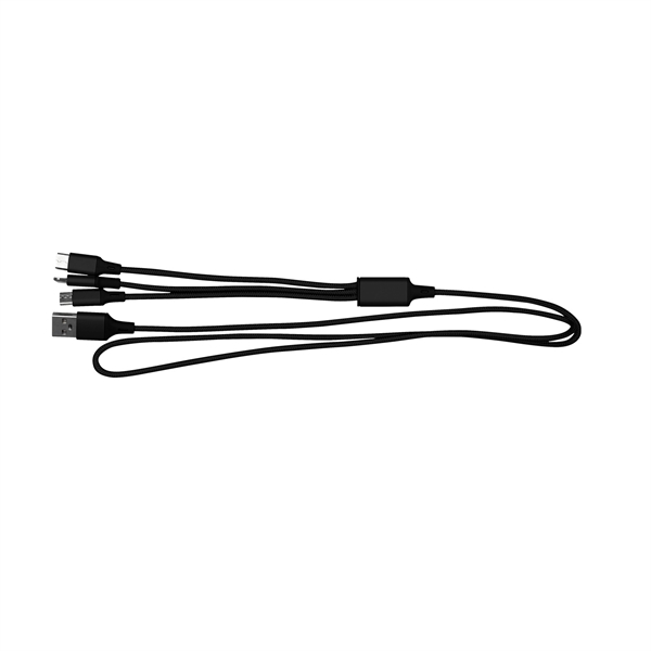 3' METALLIC 3-IN-1 CABLE WITH TYPE C USB... from ASI 30208 A P Specialties / AP Specialties