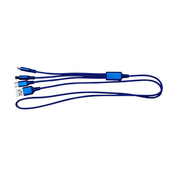 3' METALLIC 3-IN-1 CABLE WITH TYPE C USB... from ASI 30208 A P Specialties / AP Specialties