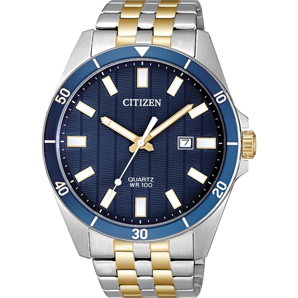 Citizen Men's Quartz Watch with stainless steel two-tone case and bracelet.... from ASI 61966 HPG / HPG Gold Beacon Premium Brands