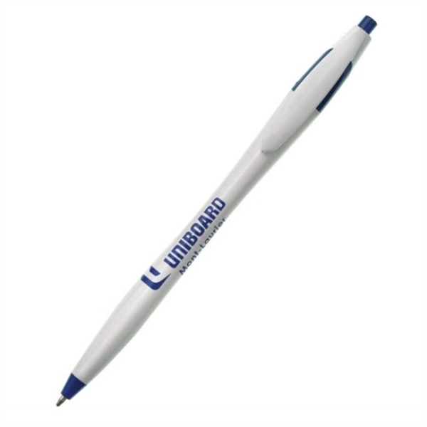 The Verda click-action plastic ballpoint pen is sleek and comfortably tapers... from ASI 84592 St Regis Group