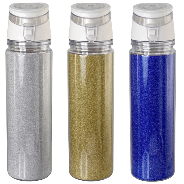 TRENDY 18 OZ. GLITTER BOTTLE... from ASI 30208 A P Specialties / AP Specialties