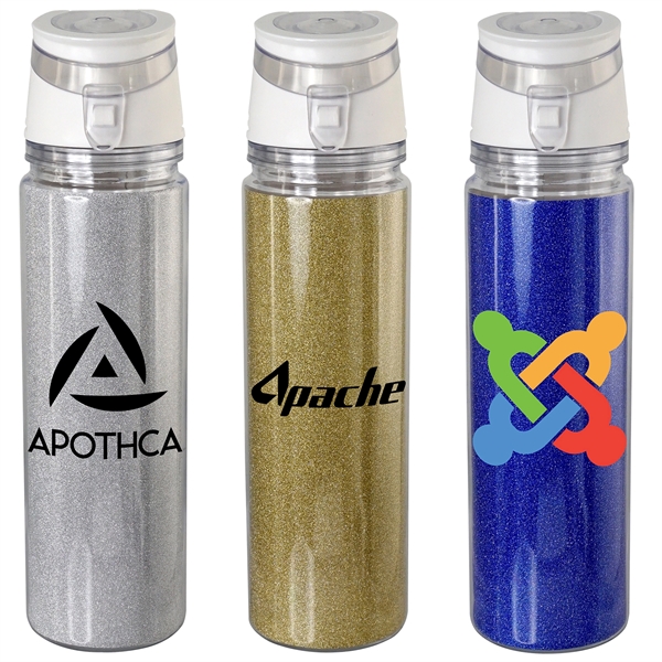 TRENDY 18 OZ. GLITTER BOTTLE... from ASI 30208 A P Specialties / AP Specialties