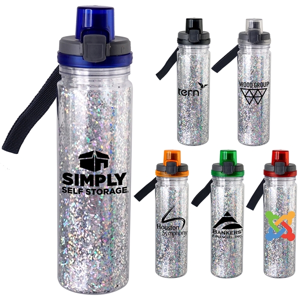 LOCKING 18 OZ. CONFETTI BOTTLE... from ASI 30208 A P Specialties / AP Specialties