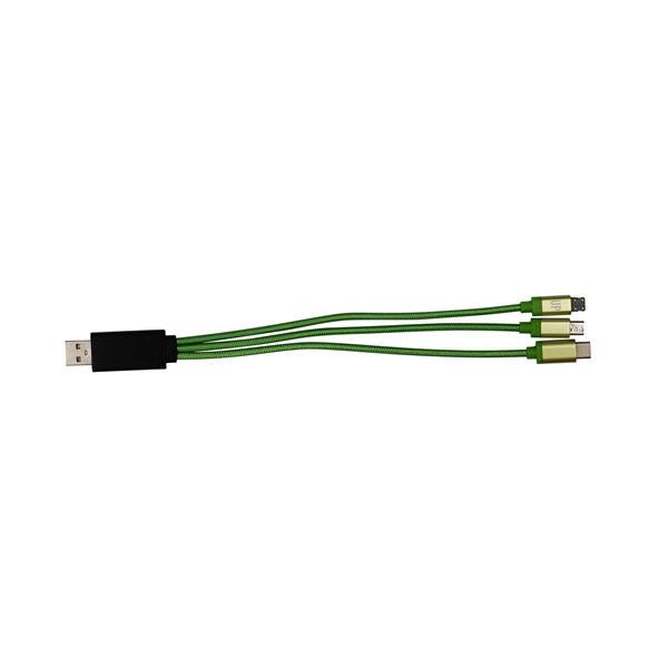 Metallic Light Up Logo Cable with Type C USB... from ASI 30208 A P Specialties / AP Specialties