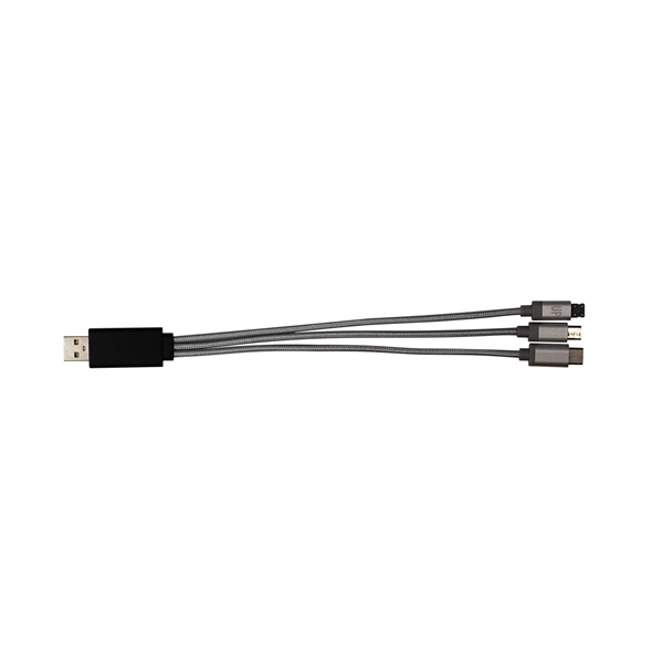 Metallic Light Up Logo Cable with Type C USB... from ASI 30208 A P Specialties / AP Specialties