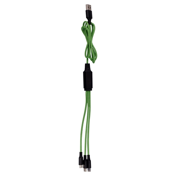3' METALLIC LOGO LIGHT UP CABLE WITH TYPE C USB... from ASI 30208 A P Specialties / AP Specialties