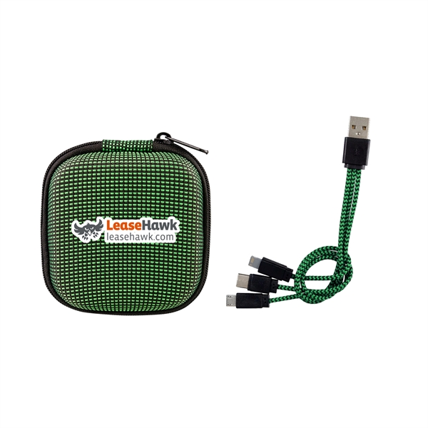 Textured 3-in-1 Charging Cable Set... from ASI 30208 A P Specialties / AP Specialties