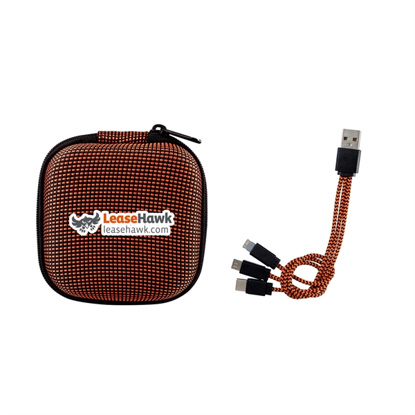 Textured 3-in-1 Charging Cable Set... from ASI 30208 A P Specialties / AP Specialties