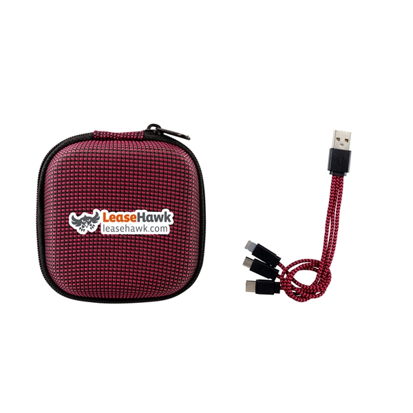 Textured 3-in-1 Charging Cable Set... from ASI 30208 A P Specialties / AP Specialties