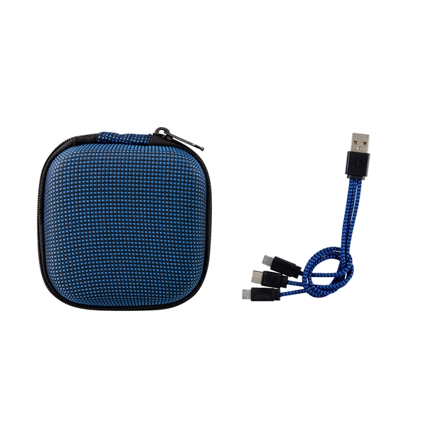 Textured 3-in-1 Charging Cable Set... from ASI 30208 A P Specialties / AP Specialties