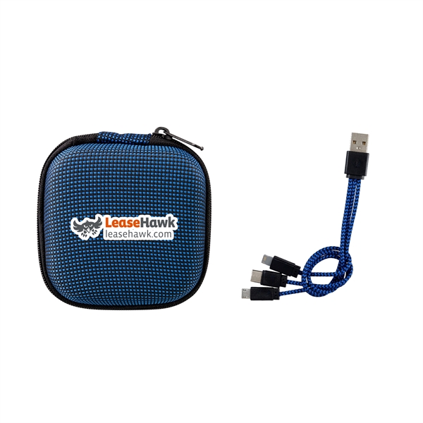 Textured 3-in-1 Charging Cable Set... from ASI 30208 A P Specialties / AP Specialties