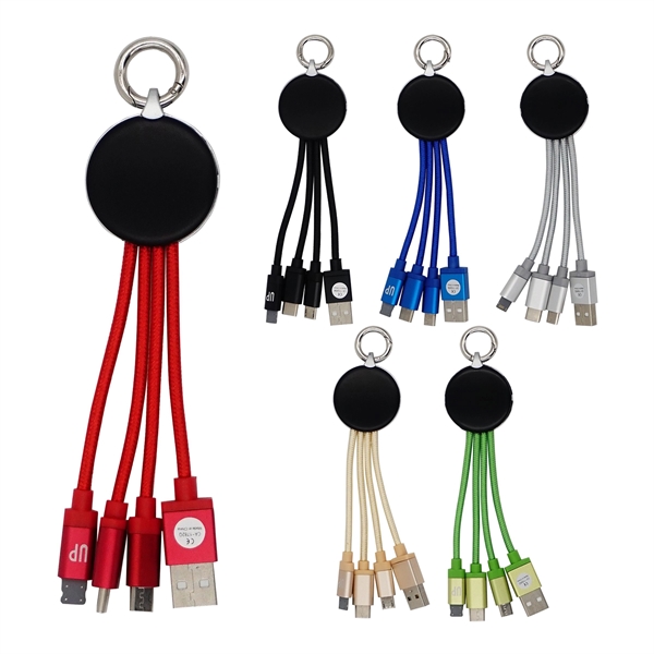 Metallic Logo Light Up Cable with Type C USB... from ASI 30208 A P Specialties / AP Specialties