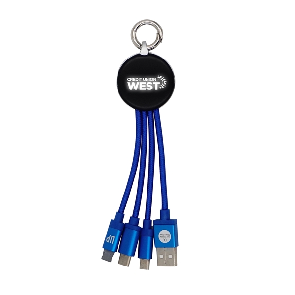Metallic Logo Light Up Cable with Type C USB... from ASI 30208 A P Specialties / AP Specialties