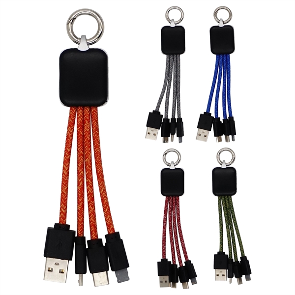 Ridge Logo Light Up Cable with Type C USB... from ASI 30208 A P Specialties / AP Specialties