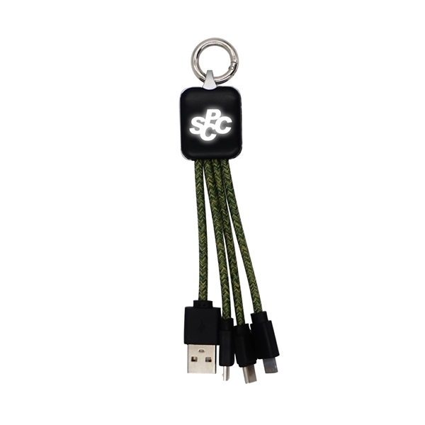 Ridge Logo Light Up Cable with Type C USB... from ASI 30208 A P Specialties / AP Specialties