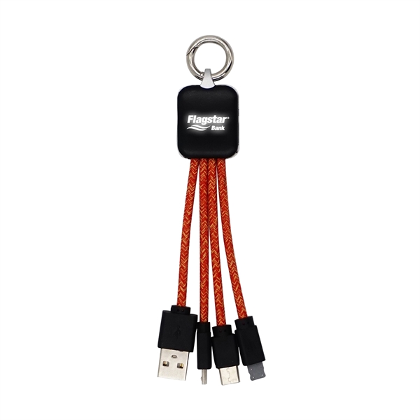 Ridge Logo Light Up Cable with Type C USB... from ASI 30208 A P Specialties / AP Specialties