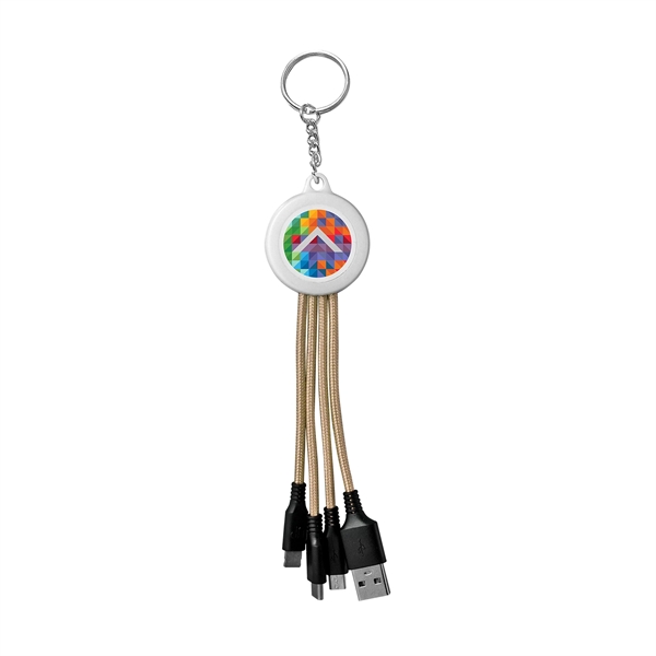 COLOR CHANGING KEYCHAIN CABLE... from ASI 30208 A P Specialties / AP Specialties