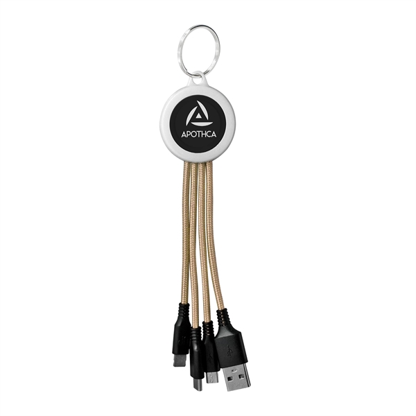LIGHT UP LOGO KEYCHAIN CABLE... from ASI 30208 A P Specialties