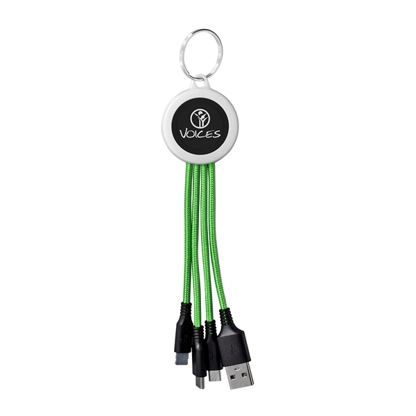 LIGHT UP LOGO KEYCHAIN CABLE... from ASI 30208 A P Specialties