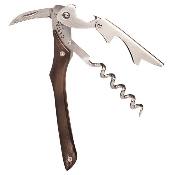 Waiter's corkscrew that features a real buffalo horn handle and comes... from ASI 55450 Franmara Inc
