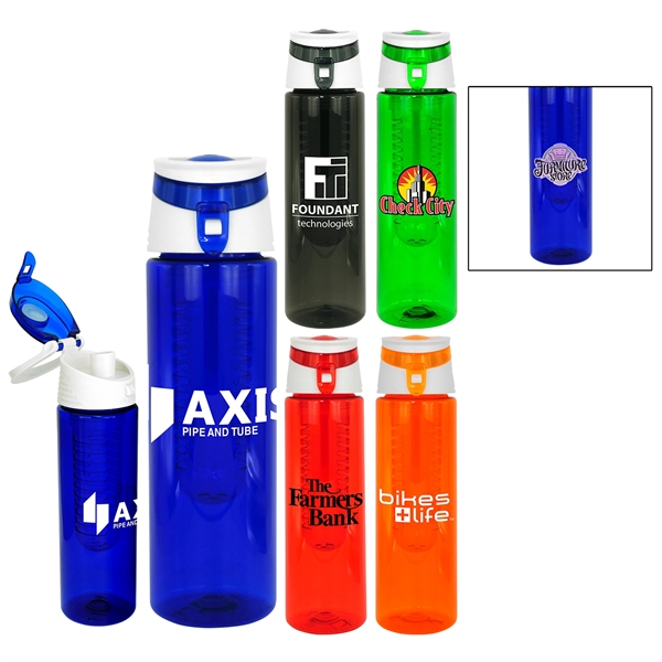 Trendy 24 oz. Colorful Bottle With Infuser... from ASI 30208 A P Specialties / AP Specialties