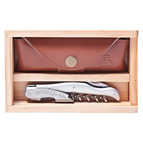 Set that includes a waiter's corkscrew with silver, metallic ABS handle,... from ASI 55450 Franmara Inc