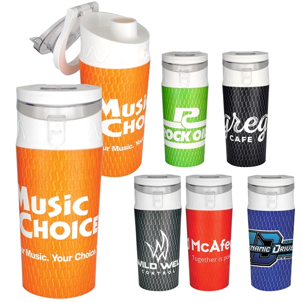 FULL COLOR WAVE TRENDY BOTTLE... from ASI 30208 A P Specialties / AP Specialties