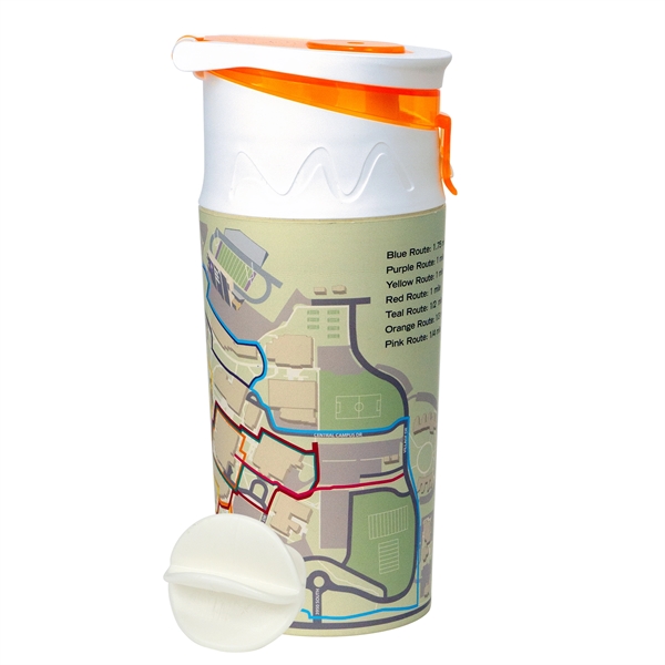 FULL COLOR TRENDY SHAKER BOTTLE... from ASI 30208 A P Specialties / AP Specialties