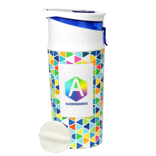 FULL COLOR TRENDY SHAKER BOTTLE... from ASI 30208 A P Specialties / AP Specialties