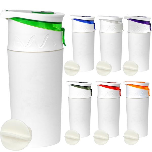 FULL COLOR TRENDY SHAKER BOTTLE... from ASI 30208 A P Specialties / AP Specialties