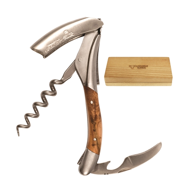 Waiter's corkscrew that is made of Juniper wood and comes in... from ASI 55450 Franmara Inc