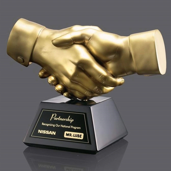 Spectacular Resin Cast "Shaking Hands"... from ASI 84592 St Regis Group / St Regis