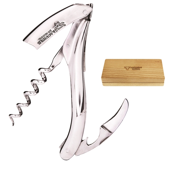 Waiter's corkscrew that's made of polished stainless steel and comes in... from ASI 55450 Franmara Inc