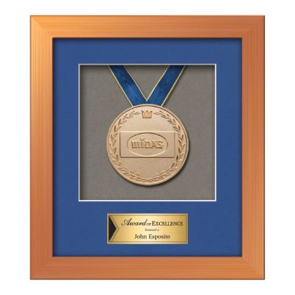 The stunning Eldridge medallion, encapsulated within a beautiful bronze frame.... from ASI 84592 St Regis Group