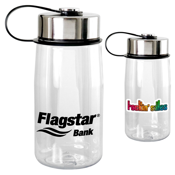 Metal Lanyard Lid 18 oz. Recycled Bottle... from ASI 30208 A P Specialties / AP Specialties