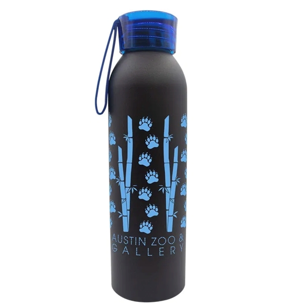 20oz, Aluminum bottle with a silicone carry loop make this the... from ASI 52475 Xpres LLC