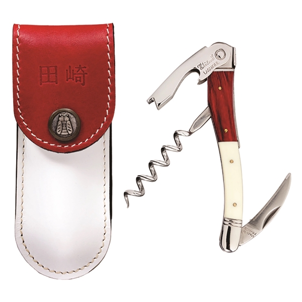 Waiter's corkscrew that has a lever embossed in honor of renowned... from ASI 55450 Franmara Inc